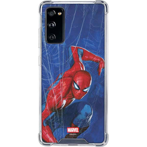 Marvel Spiderman World of Webs Galaxy S20 FE Clear Case